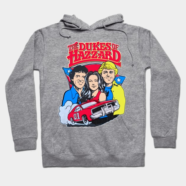 Dukes of Hazzard - Luke, Daisy and Bo Hoodie by RetroZest